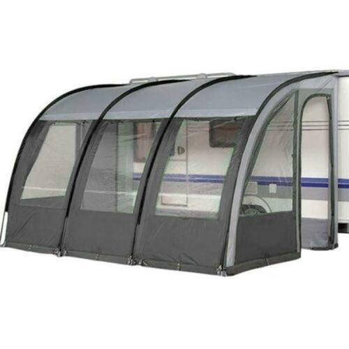 Leisurewize Ontario Ultimate Caravan Poled Porch Awning 390cm Charcoal 2022 Leisurewize - Dynamic Drive