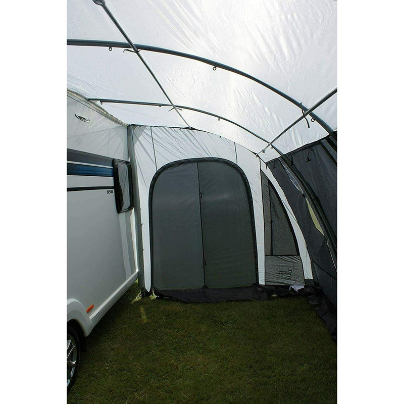 Leisurewize Ontario Ultimate Caravan Poled Porch Awning 390cm Charcoal 2022 Leisurewize - Dynamic Drive
