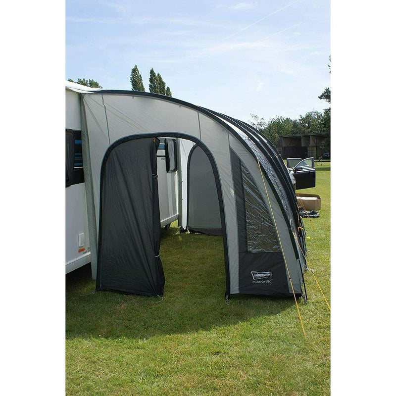 Leisurewize Ontario Ultimate Caravan Poled Porch Awning 390cm Charcoal 2022 Leisurewize - Dynamic Drive