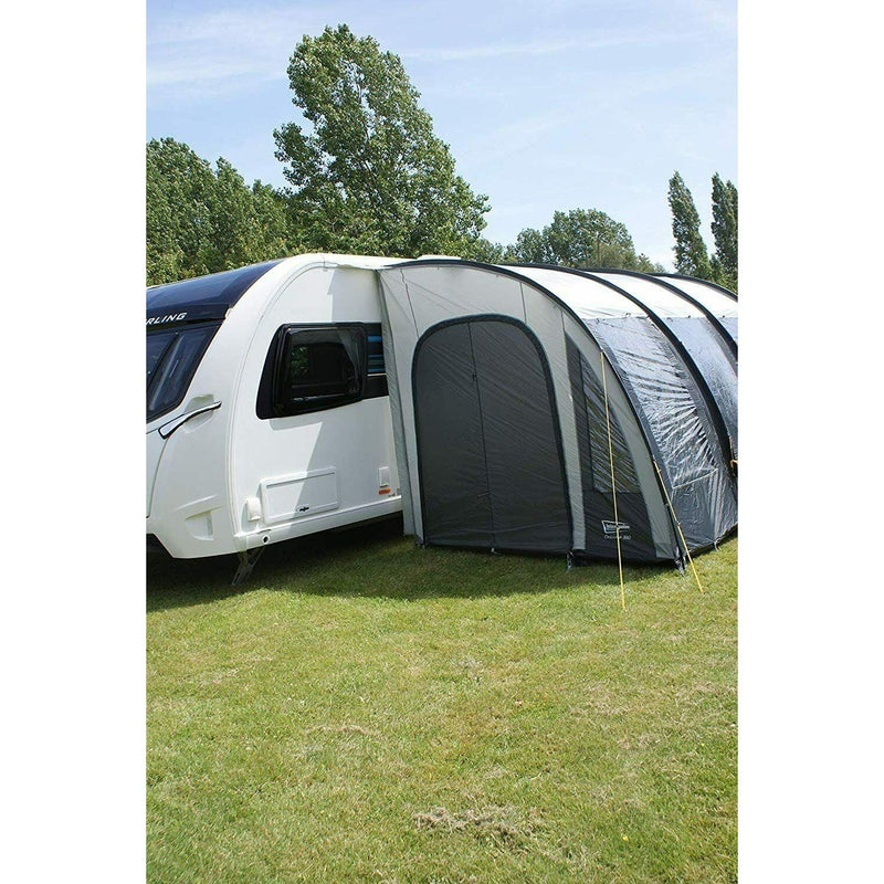 Leisurewize Ontario Ultimate Caravan Poled Porch Awning 390cm Charcoal 2022 Leisurewize - Dynamic Drive
