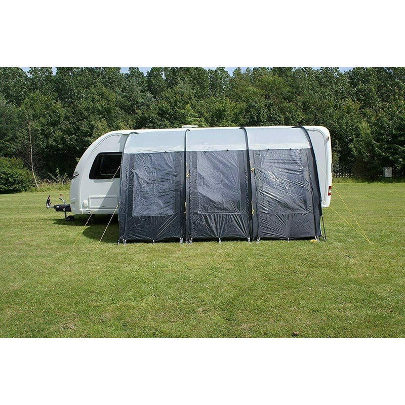 Leisurewize Ontario Ultimate Caravan Poled Porch Awning 390cm Charcoal 2022 Leisurewize - Dynamic Drive