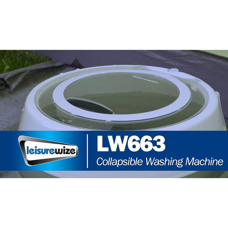 Leisurewize Portable Collapsible Washing Machine 230v Mains Camping Caravan Motorhome Leisurewize - Dynamic Drive