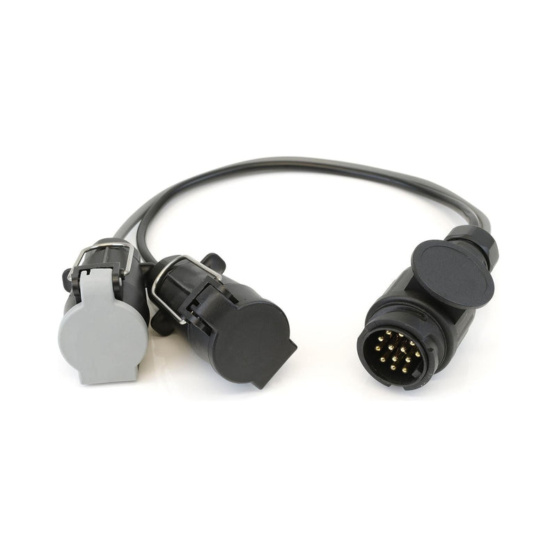 Leisurewize Twin Electric Car to Caravan Adaptor 7-Pin to 13-Pin LW653 Leisurewize - Dynamic Drive