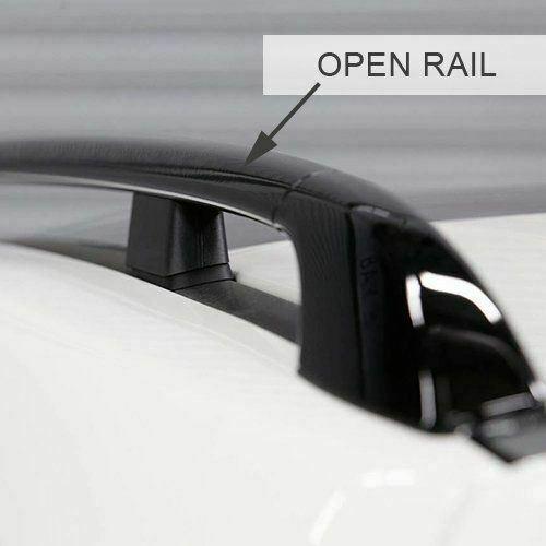 Locking Universal Aluminium Car Roof Bars Cross Rack 1.2M For Raised Rails 90kg Maypole - Dynamic Drive