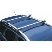 Locking Universal Aluminium Car Roof Bars Cross Rack 1.2M For Raised Rails 90kg Maypole - Dynamic Drive