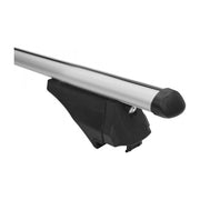 Locking Universal Aluminium Car Roof Bars Cross Rack 1.35M For Flush & Raised Rails 75kg Maypole - Dynamic Drive