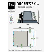 Olpro Loopo Breeze XL v2 Motorhome Awning ( Grey) Olpro - Dynamic Drive