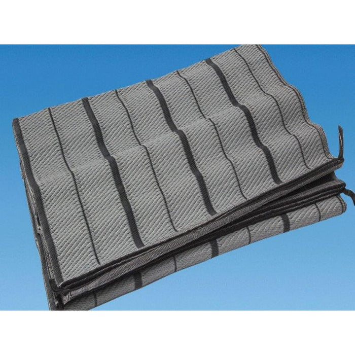 Luxury Awning Carpet 2.5 x 4.5m Moroccan Style Padded Ground Sheet H/D Grey PLS PLS - Dynamic Drive