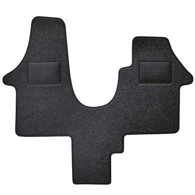Luxury Bound Edged Cab Mat With Heel Pads For Volkwagen T5 Vw Rhd Uk NL004 UK Camping And Leisure - Dynamic Drive