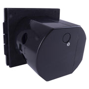 Mains 230V 16A Flush Hook Up Socket Caravan Motorhome Camper Van RV Black Powerpart - Dynamic Drive