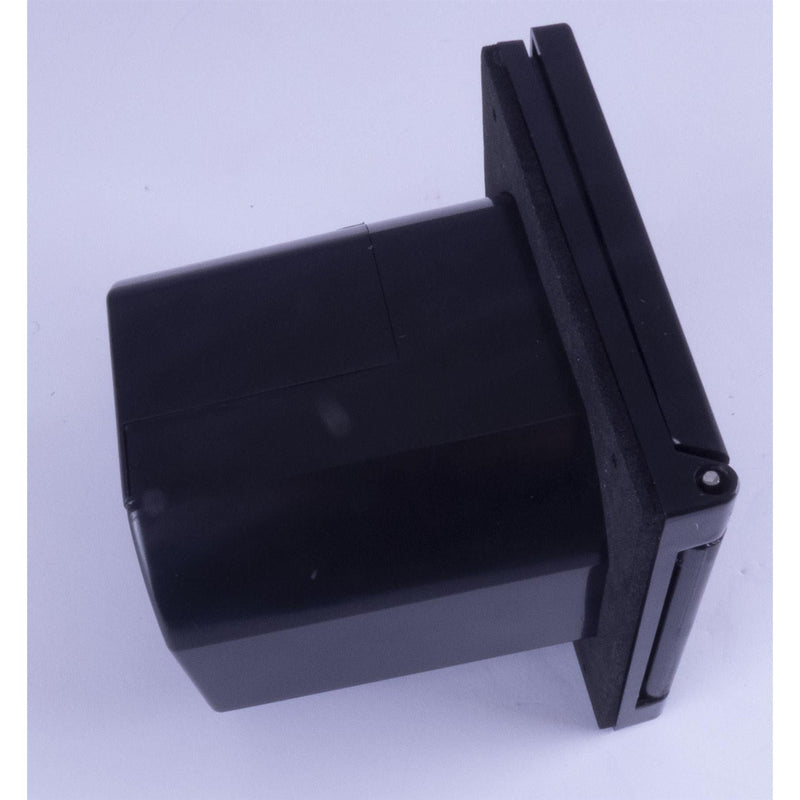 Mains 230V 16A Flush Hook Up Socket Caravan Motorhome Camper Van RV Black Powerpart - Dynamic Drive