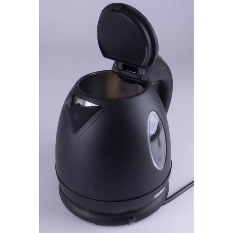 Matte Black Low Power 1.2L 750W Cordless Kettle Powerpart - Dynamic Drive