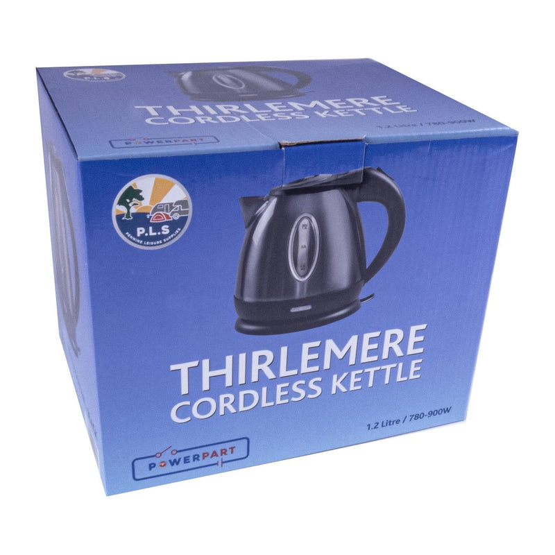 Matte Black Low Power 1.2L 750W Cordless Kettle Powerpart - Dynamic Drive