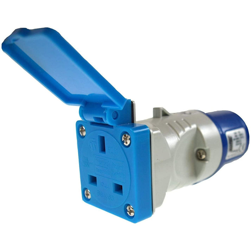 Maypole 230V 16A Caravan Plug To BS Socket Adaptor Maypole - Dynamic Drive