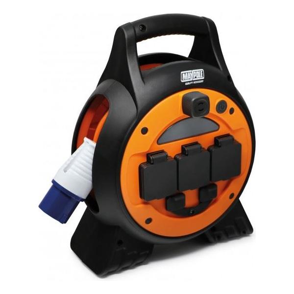 Maypole 3 Way Mobile Mains Roller Power Unit with Twin USB Maypole - Dynamic Drive