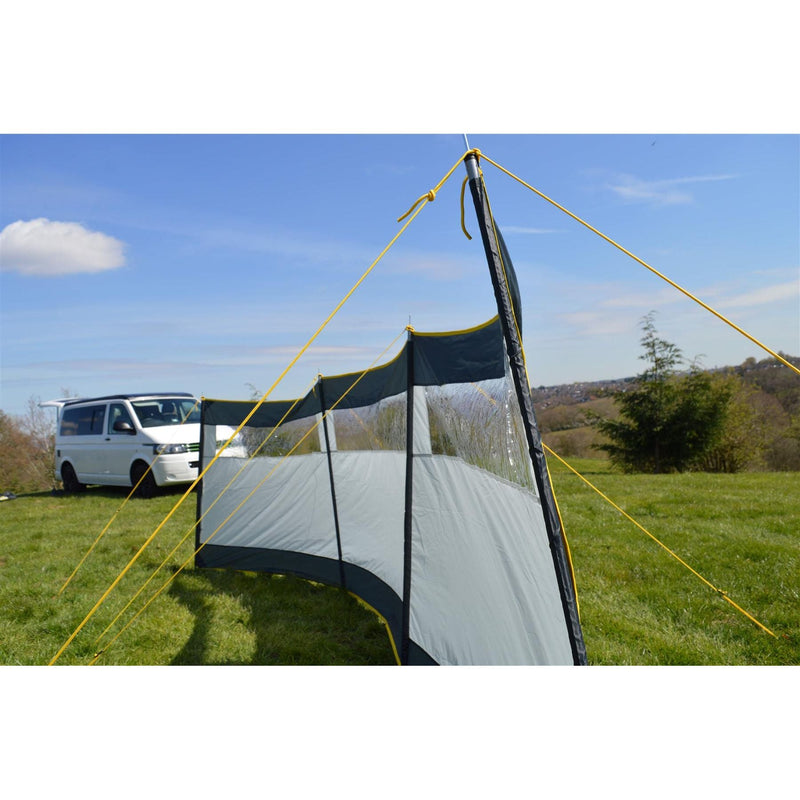 Maypole 4 Pole 3 Panel Strong Windbreak Maypole - Dynamic Drive
