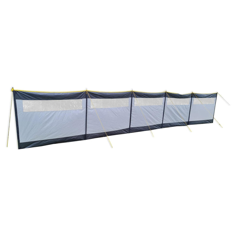 Maypole 5 Panel Steel Poled PVC Windbreak 800cm Maypole - Dynamic Drive