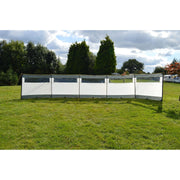 Maypole 5 Panel Steel Poled PVC Windbreak 800cm Maypole - Dynamic Drive