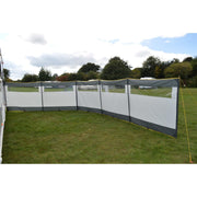 Maypole 5 Panel Steel Poled PVC Windbreak 800cm Maypole - Dynamic Drive