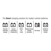 Maypole 7428 8A 12V Car Bike Caravan Van Electronic Smart Battery Charger Maypole - Dynamic Drive