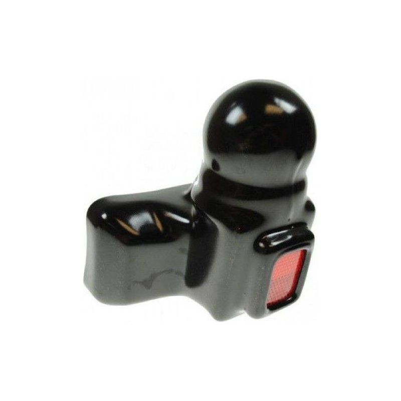 Maypole - Black PVC Rubber Towball Cover with Red Reflector - MP139 Maypole - Dynamic Drive