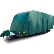 Maypole Green Caravan Cover Full 4-Ply Premium Breathable + Hitch Cover All Sizes Maypole - Dynamic Drive