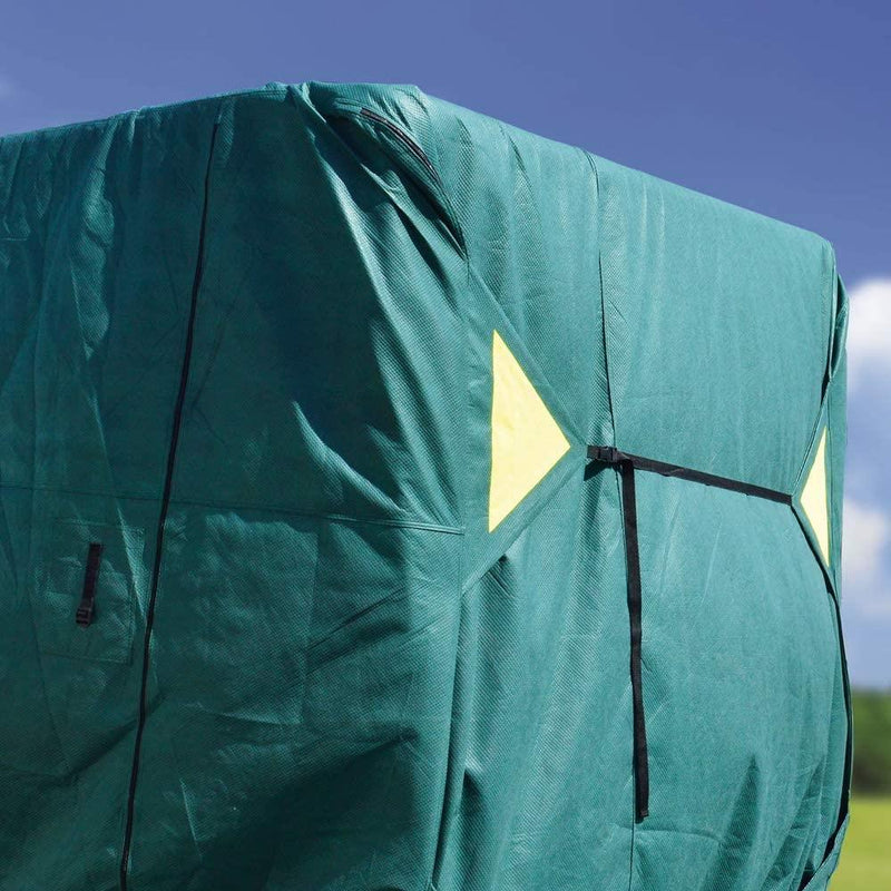 Maypole Green Caravan Cover Full 4-Ply Premium Breathable + Hitch Cover All Sizes Maypole - Dynamic Drive