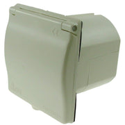 Maypole MP598B 240V 16Amp Mains Flush Fit Socket- Caravan Inlet White Maypole - Dynamic Drive