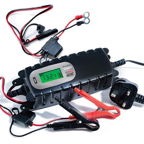 Maypole MP7425 6/12V Electronic Car 5A Smart Charger With USB Port Maypole - Dynamic Drive
