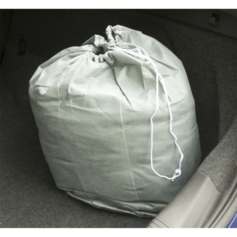 Maypole MP9871 Large Breathable Water Resistant Fabric Car Full Cover UpTo 16ft UKB4C - Dynamic Drive