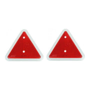 Maypole Red Triangle Reflector Screw Fit Lorry Trailer Caravan Horsebox x 2 Maypole - Dynamic Drive
