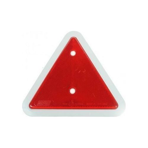 Maypole Red Triangle Reflector Screw Fit Lorry Trailer Caravan Horsebox x 2 Maypole - Dynamic Drive