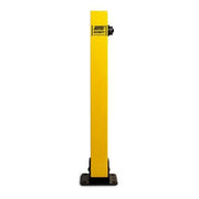 Maypole Square Security Parking Post Fold Down Bollard Lock Driveway Car Park Maypole - Dynamic Drive
