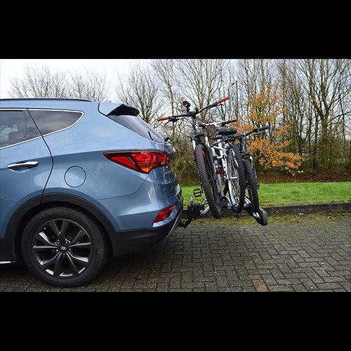 Maypole Towball Mounted Car Rear Tow Bar Cycle Holder 3 Bike Carriers 45kg Load Maypole - Dynamic Drive