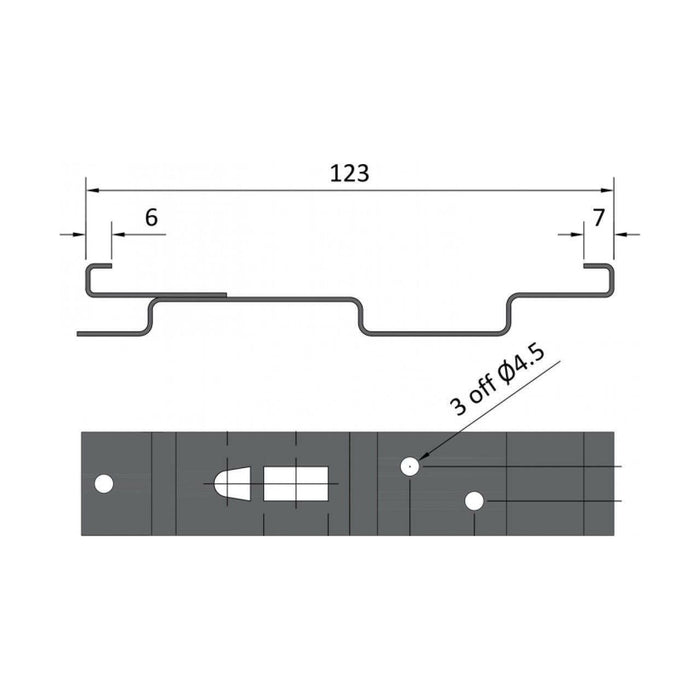 Maypole Trailer Number Plate Stainless Steel Spring Clips Holder Car Caravan x2 Maypole - Dynamic Drive