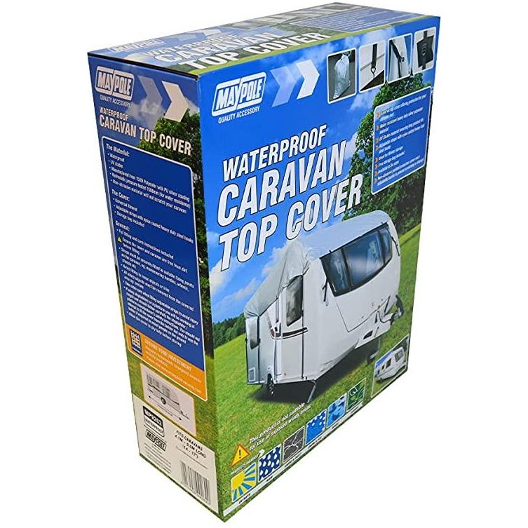 Maypole Waterproof UV Stable Caravan Top Cover Fits up to 6.8m-7.4 (23-25") MP9266 Maypole - Dynamic Drive