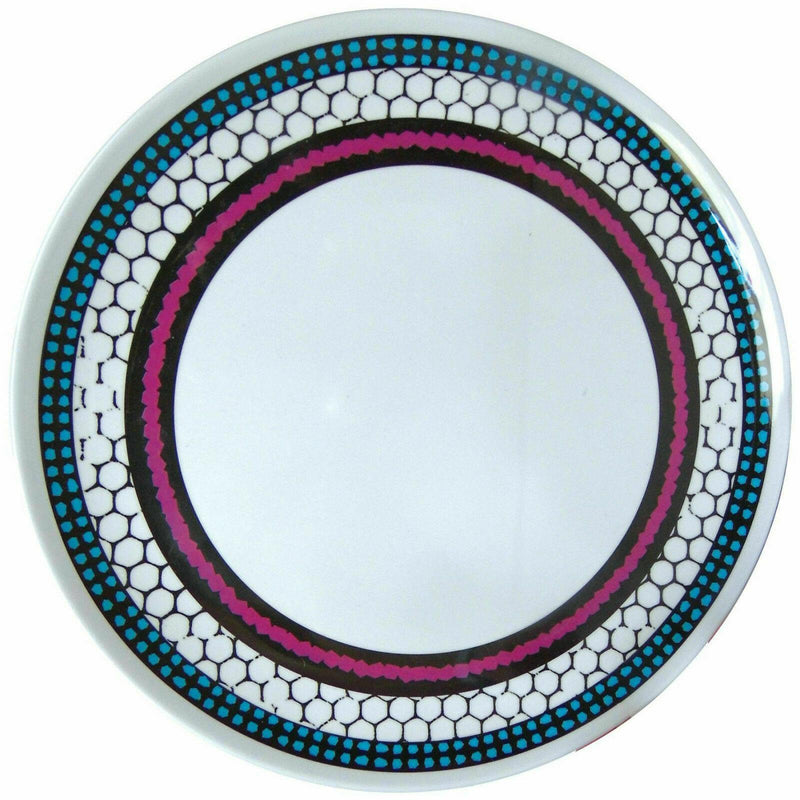 Melamine Honeycomb 16pc 100% Melamine Dinner Set For Caravan Camping Leisurewize - Dynamic Drive