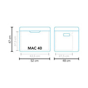 Mestic Absorption Cool Box 42 Litre MAC-40 AC/DC 12V/230V and Gas Mestic - Dynamic Drive