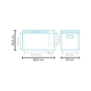 Mestic Hybrid Cool Box Compressor 25 Litre MCC-25 12V/230V -18 °C +10 °C Mestic - Dynamic Drive