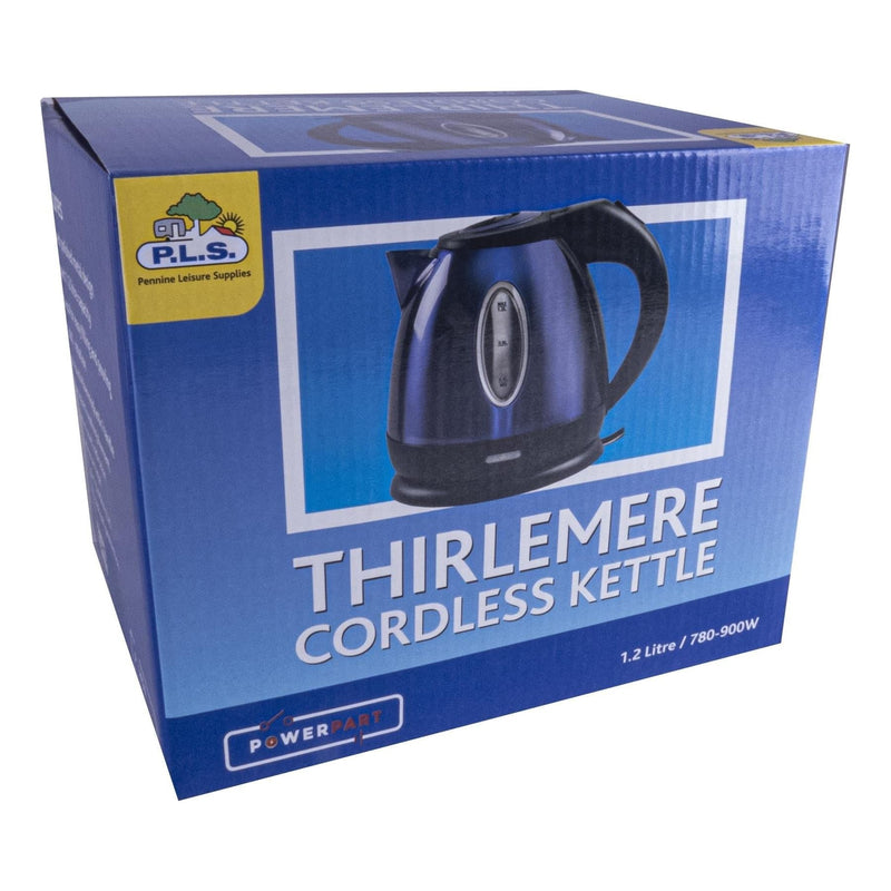 Metallic Blue Low Power 1.2L 750W Cordless Kettle Powerpart - Dynamic Drive