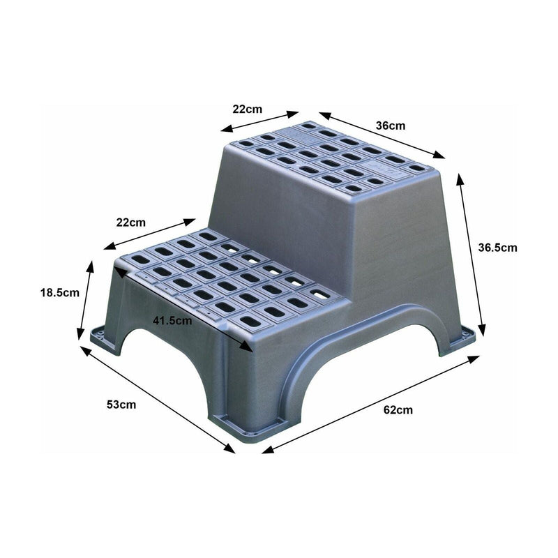 Milenco Double Plastic Step Milenco  - Dynamic Drive