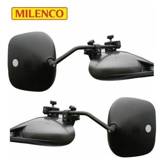 Milenco Grand Aero Convex Glass Towing Mirror x2 Milenco - Dynamic Drive