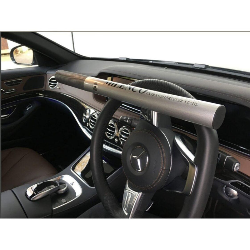 Milenco Motorhome Car Van High Security Silver Steel Steering Wheel Lock + 6804 Milenco - Dynamic Drive