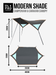 Olpro Modern Shade Canopy (Charcoal & Lime) Olpro - Dynamic Drive