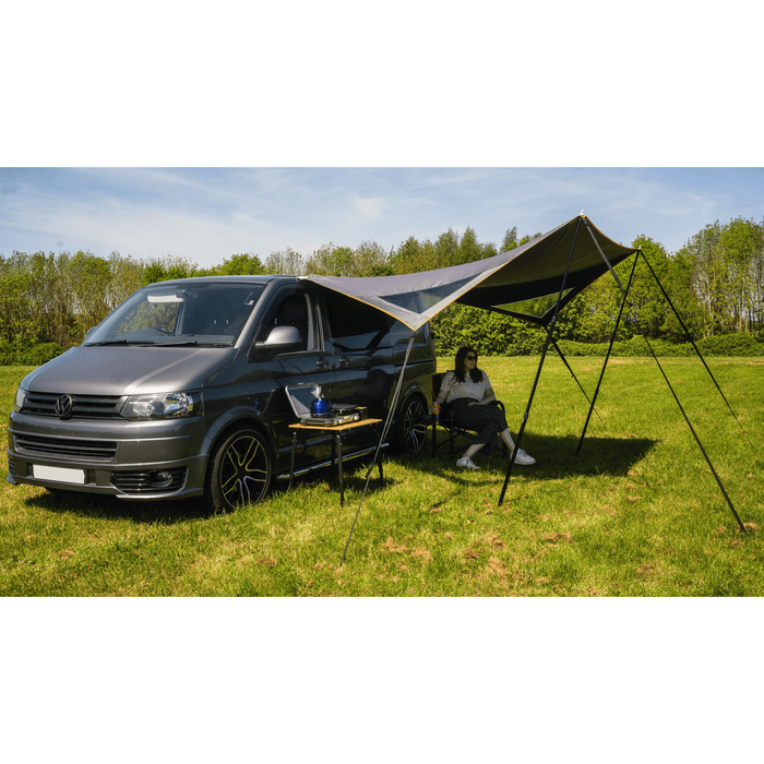 OLPRO Modern Shade Campervan Canopy - Orange Olpro - Dynamic Drive