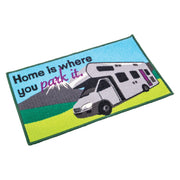 Motorhome Home Is Where You Park It Indoor Door Mat Washable 40 x 70cm C0051N Quest - Dynamic Drive