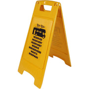 Motorhome Reserved Pitch Sign Campervan Pitch Reserved Sign Yellow Multi Language Leisurewize - Dynamic Drive