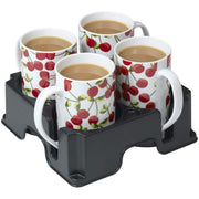 Muggi Multi Cup & Mug Holder Black Motorhome Caravan Boat Home Office Muggi - Dynamic Drive