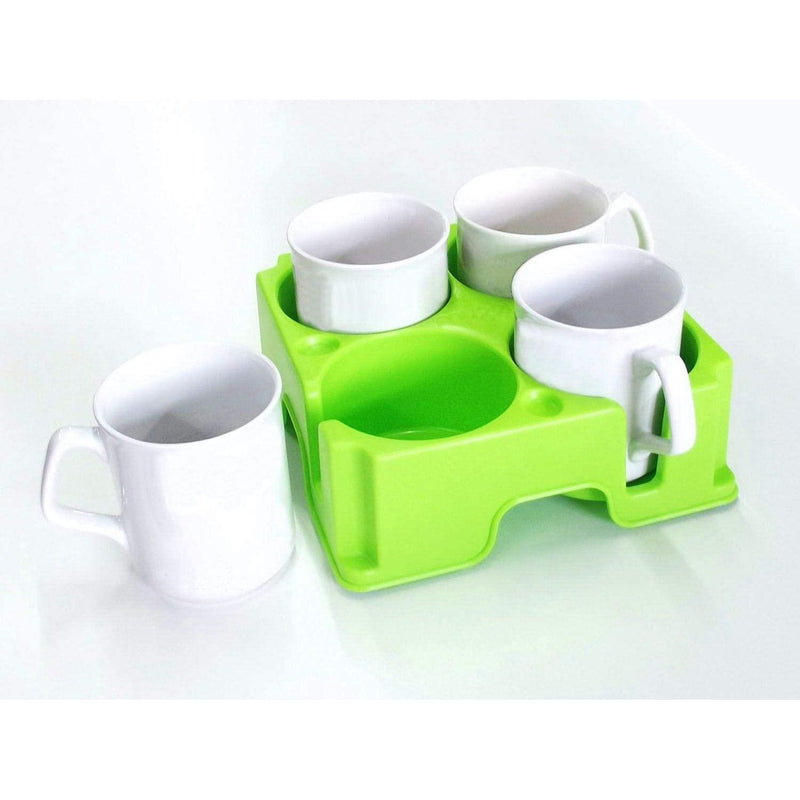 Muggi Multi Cup & Mug Holder Green Motorhome Caravan Boat Home Office Muggi - Dynamic Drive
