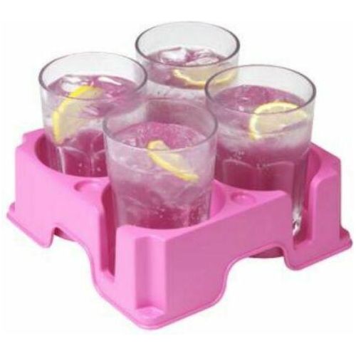 Muggi Multi Cup & Mug Holder Pink Motorhome Caravan Boat Home Office Muggi - Dynamic Drive